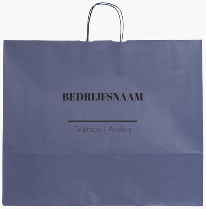 Voorvertoning ontwerp voor Ontwerpgalerij: Detailhandel en verkoop Effen kleur papieren tassen, XL (54 x 14 x 45 cm)
