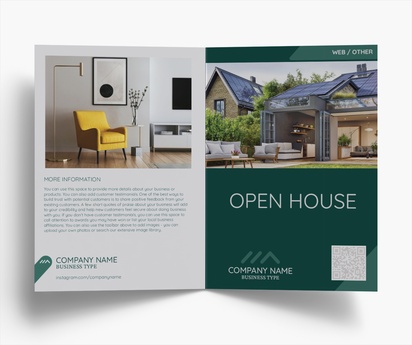 Design Preview for Design Gallery: Environmental & Energy Folded Leaflets, Bi-fold A5 (148 x 210 mm)