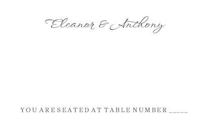 Design Preview for Templates for Place Cards , Standard (91 x 55 mm)