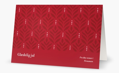 Forhåndsvisning af design for Designgalleri: Julekort, 18.2 x 11.7 cm  Tosidet