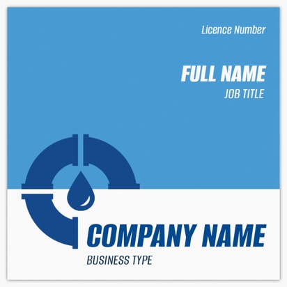 Design Preview for Handyman Business Cards Templates & Designs, Square (65 x 65 mm)