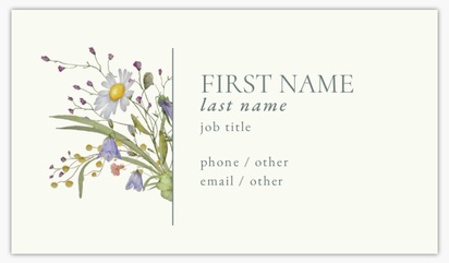 Design Preview for Art & Entertainment Soft Touch Business Cards Templates, Standard (3.5" x 2")