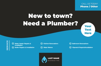 Design Preview for Design Gallery: Plumbing Posters, A3 (297 x 420 mm) 