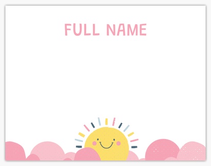 A colorful sunshine pink yellow design