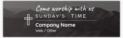 Design Preview for Design Gallery: Religious Vinyl Banners, 76 x 244 cm