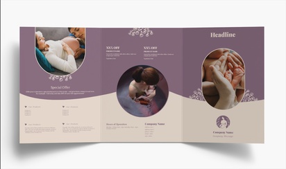 Design Preview for Design Gallery: Pregnancy & Childbirth Folded Leaflets, Tri-fold A4 (210 x 297 mm)