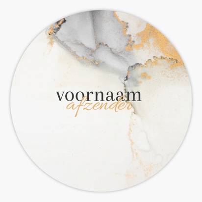 Voorvertoning ontwerp voor Ontwerpgalerij: Stickers op rol, Circle 4 x 4 cm