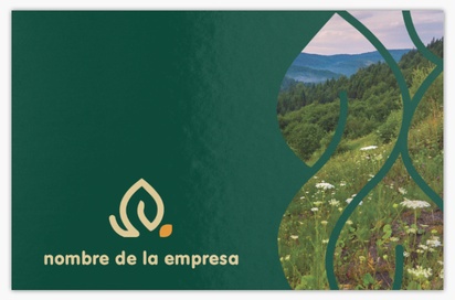 Vista previa del diseño de Galería de diseños de tarjetas de visita extragruesas para naturaleza y paisajes, Standard (85 x 55 mm)