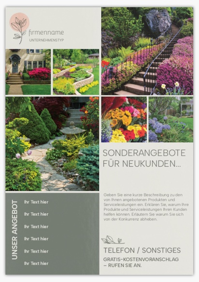 Designvorschau für Designgalerie: Flyer und Falzflyer Natur & Landschaften,  Ohne Falz A5 (148 x 210 mm)