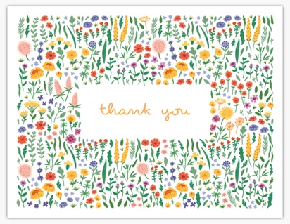 Design Preview for Design Gallery: Baby Thank You Cards, Flat