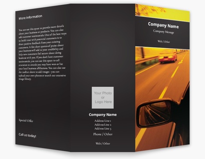 Design Preview for Design Gallery: Driving Schools Custom Brochures, 8.5" x 11" Tri-fold