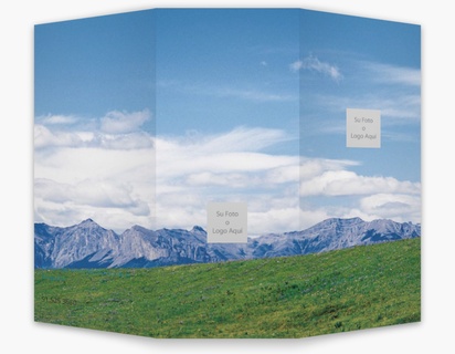Un cielo montaña diseño gris azul con 2 imágenes