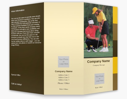 A golf golfer orange brown design with 2 uploads