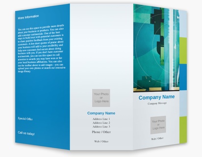 Design Preview for Design Gallery: Technology Custom Brochures, 8.5" x 11" Tri-fold