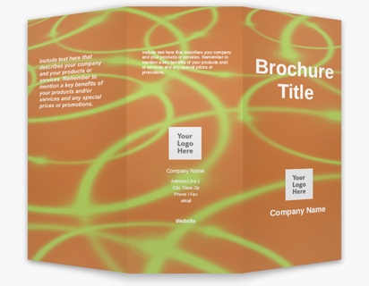 Design Preview for Design Gallery: Bold & Colorful Custom Brochures, 8.5" x 11" Tri-fold