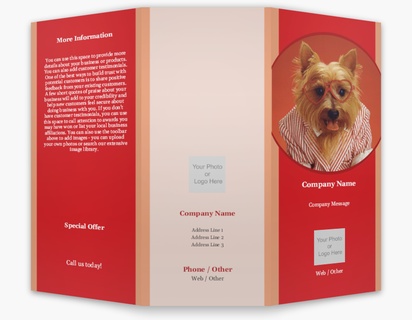 A terrier puppy red cream design for Animals & Pet Care with 2 uploads