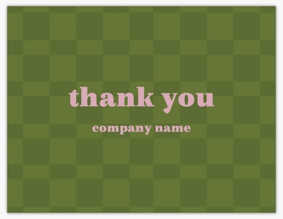 Design Preview for Design Gallery: Bold & Colourful Thank You Cards, Flat
