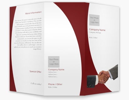 A consulting company white collar worker brown design with 2 uploads