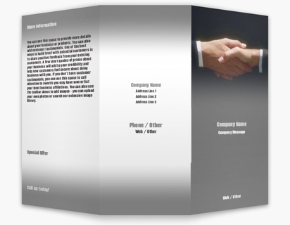 Design Preview for Design Gallery: Recruiting & Temporary Agencies Custom Brochures, 8.5" x 11" Tri-fold