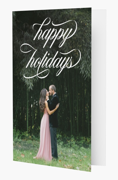 Design Preview for Design Gallery: Elegant Personalized Christmas Cards, Rectangular 18.2 x 11.7 cm