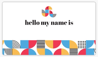 Design Preview for Design Gallery: Health & Wellness Name Stickers