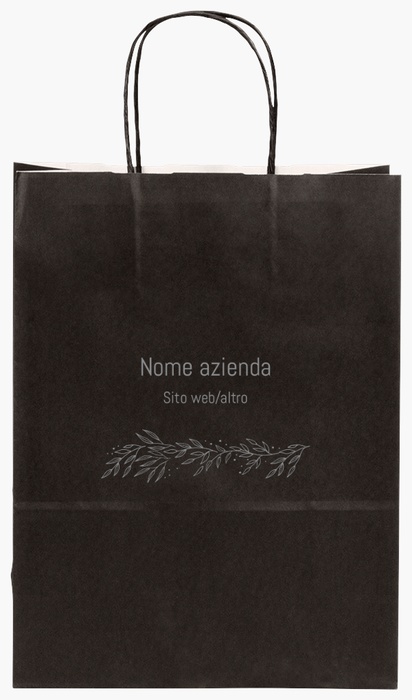 Anteprima design per Galleria di design: sacchetti di carta stampa monocolore per elegante, S (22 x 10 x 29 cm)
