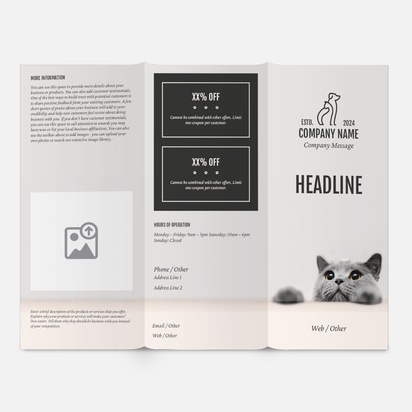 Design Preview for Design Gallery: Animals Brochures, DL Tri-fold