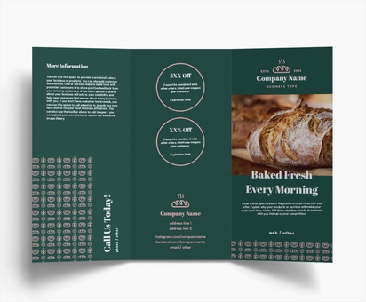 Design Preview for Design Gallery: Farmers Market Folded Leaflets, Tri-fold DL (99 x 210 mm)