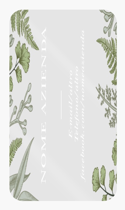 Anteprima design per Galleria di design: Adesivi su foglio per Fiori e foglie, 8,7 x 4,9 cm Rettangolare arrotondata