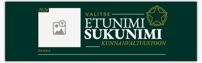 Mallin esikatselu Mallivalikoima: Laki & Politiikka Vinyylibanderollit, 76 x 244 cm
