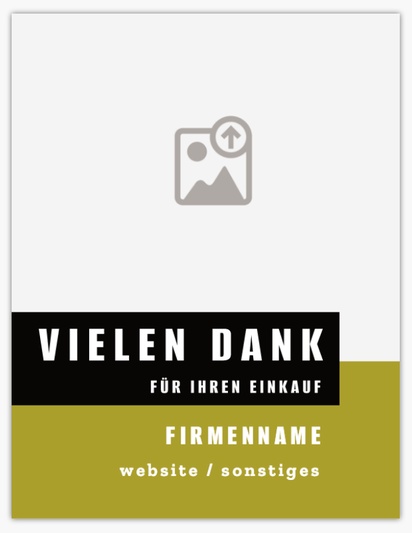 Designvorschau für Vorlagen für Dankeskarten, Flach