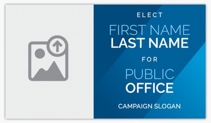 A mayor city council blue design for Election with 1 uploads