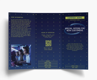 Design Preview for Design Gallery: Tutoring & Training Folded Leaflets, Tri-fold DL (99 x 210 mm)