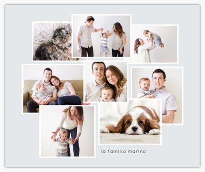 Un galería fotos familiares diseño crema blanco para Tema con 8 imágenes