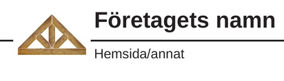 Förhandsgranskning av design för Designgalleri: Snickeri & träarbeten Dekaler till stötfångare, 7,62 x 27,94 cm – rektangulär
