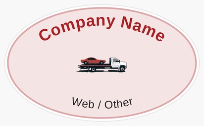 Design Preview for Design Gallery: Automotive & Transportation Bumper Stickers, 7.6 x 12.7 cm - Oval