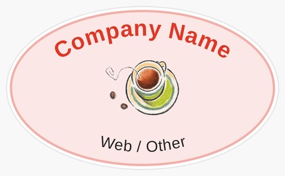 Design Preview for Design Gallery: Food & Beverage Bumper Stickers, Oval - 7.6 x 12.7 cm