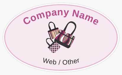 Design Preview for Design Gallery: clothing Bumper Stickers, Oval - 7.6 x 12.7 cm