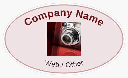 Design Preview for Design Gallery: Photography Bumper Stickers, 7.6 x 12.7 cm - Oval