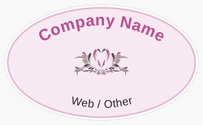 Design Preview for Templates for Introduction & Dating Agencies Bumper Stickers , Oval - 7.6 x 12.7 cm