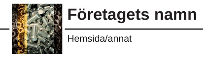 Förhandsgranskning av design för Designgalleri: Snickeri & träarbeten Dekaler till stötfångare, 7,62 x 27,94 cm – rektangulär