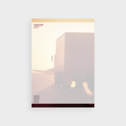 Design Preview for Design Gallery: Automotive & Transportation Letterheads