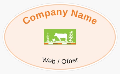 Design Preview for Design Gallery: Agriculture & Farming Bumper Stickers, 7.6 x 12.7 cm - Oval