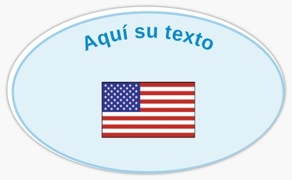Un markierungsfahne banderín diseño blanco marrón para Independencia de los EE.UU.