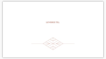 Forhåndsvisning av design for Designgalleri: Tradisjonell og klassisk Tilpassede konvolutter,  19 x 12 cm
