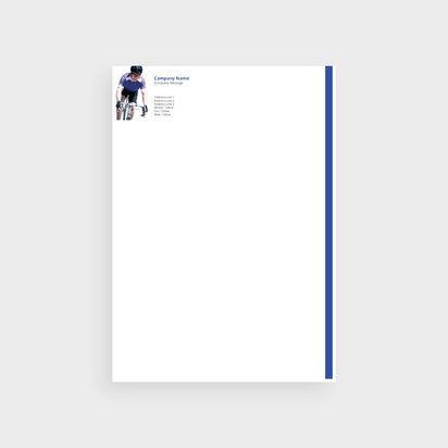Design Preview for Design Gallery: Sports & Fitness Bulk Letterheads