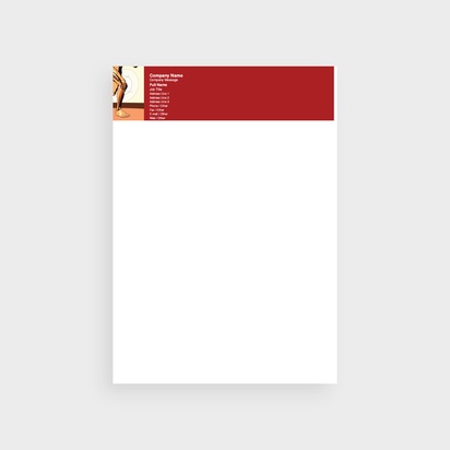 Design Preview for Design Gallery: Sports & Fitness Bulk Letterheads