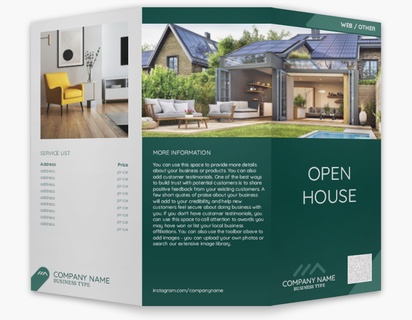 Design Preview for Design Gallery: Environmental & Energy Custom Brochures, 8.5" x 11" Tri-fold