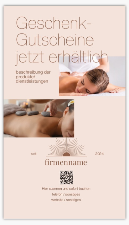 Designvorschau für Designgalerie: Roll-Up-Banner Massage & Reflexologie, 118 x 206 cm Economy