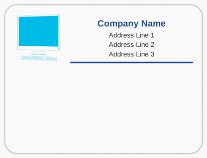 Design Preview for Design Gallery: Computer Support Mailing Labels, 10 x 7.5 cm